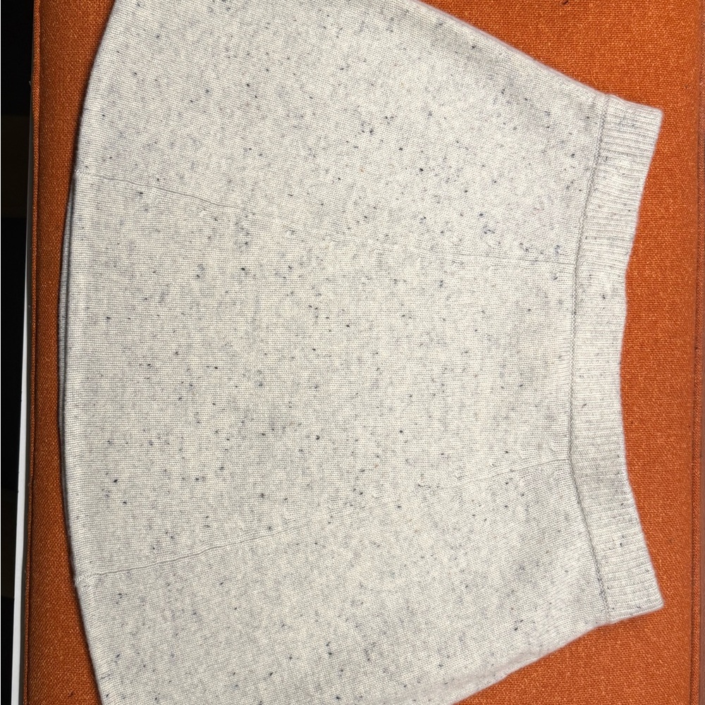 LoveShackFancy Gray Mini Skirt
